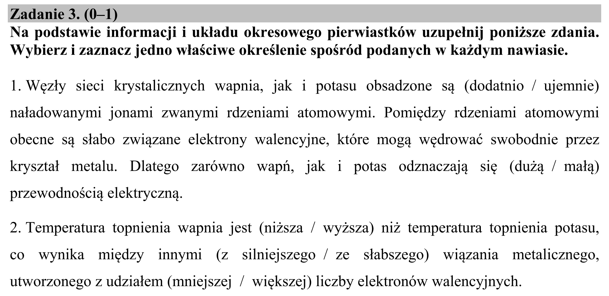 Matura, maj 2016, podgląd zadania 3