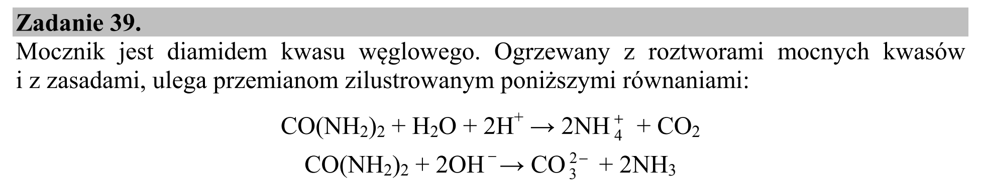 Matura, maj 2016, wstęp zadania 39, fragment 1