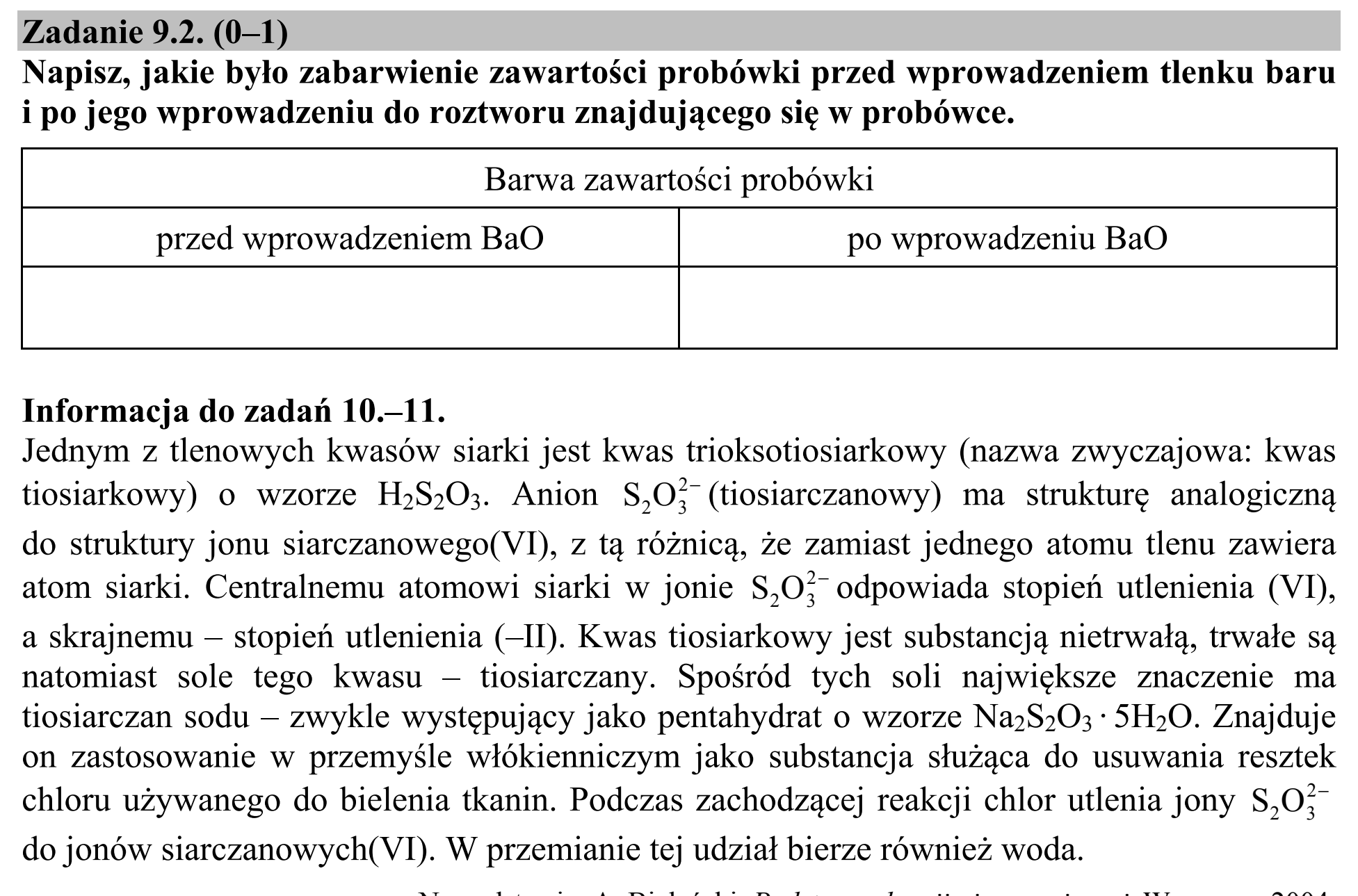 Matura, maj 2016, zadanie 9.2