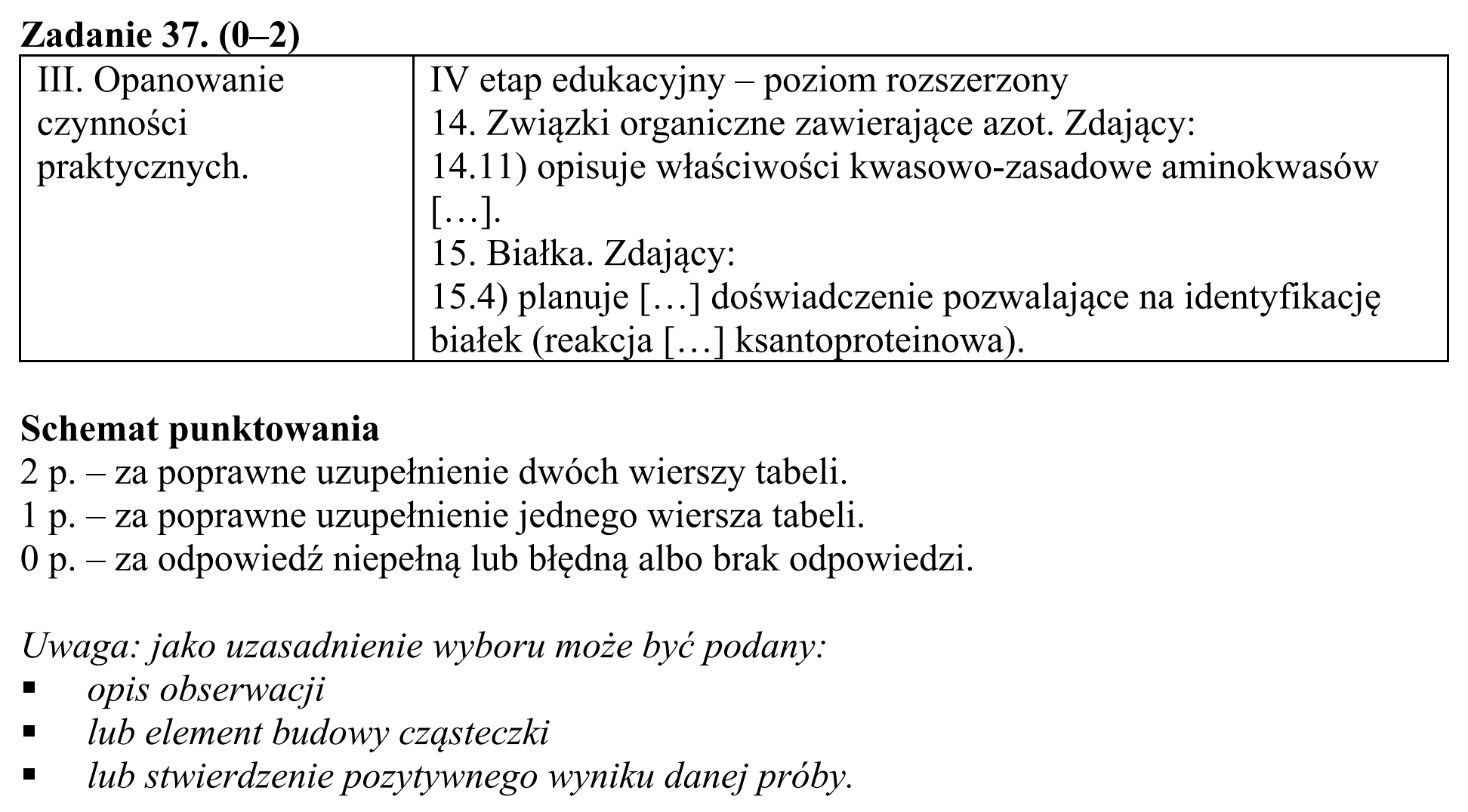 Matura, maj 2017, odpowiedź do zadania 37, fragment 1