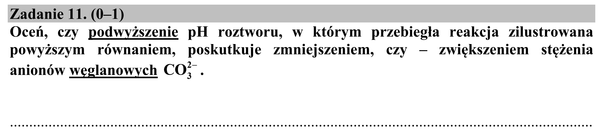 Matura, maj 2017, podgląd zadania 11