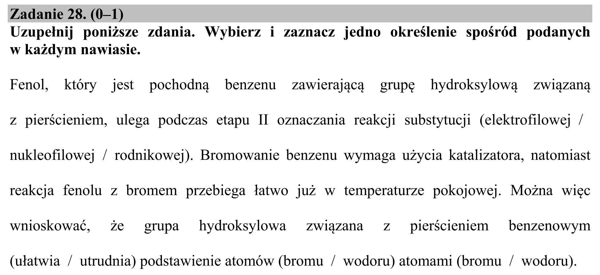 Matura, maj 2017, podgląd zadania 28