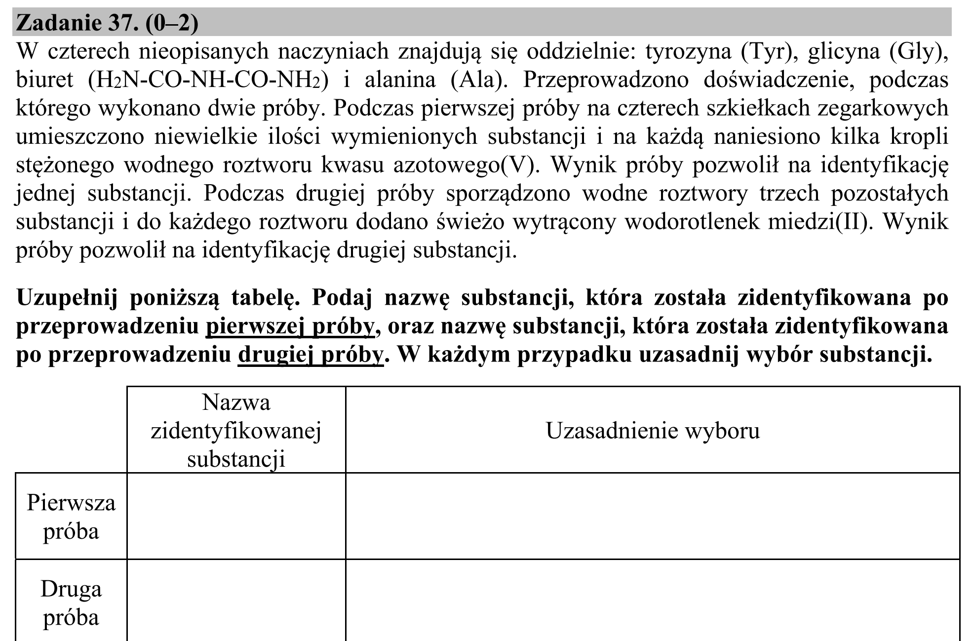 Matura, maj 2017, podgląd zadania 37