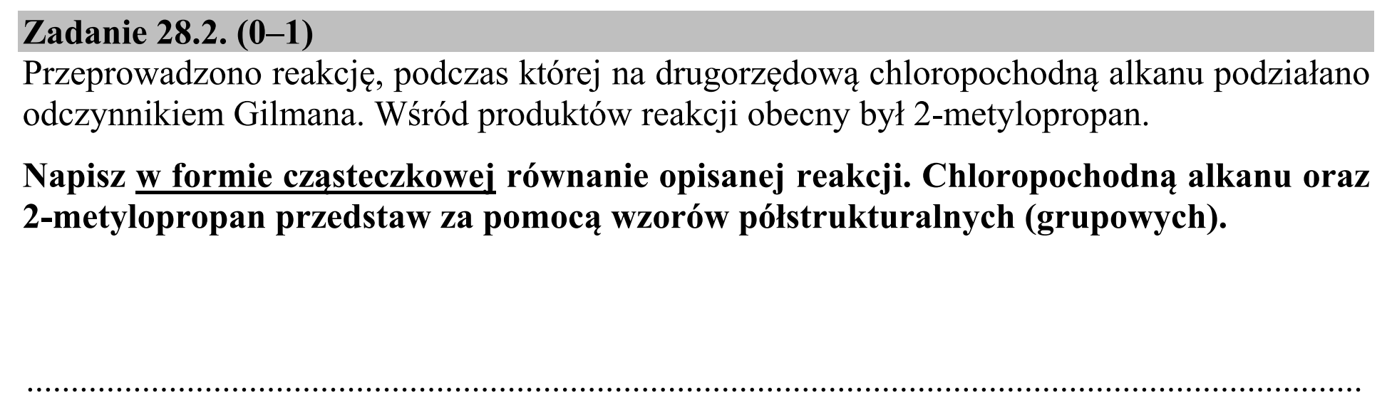 Matura, maj 2018, zadanie 28.2