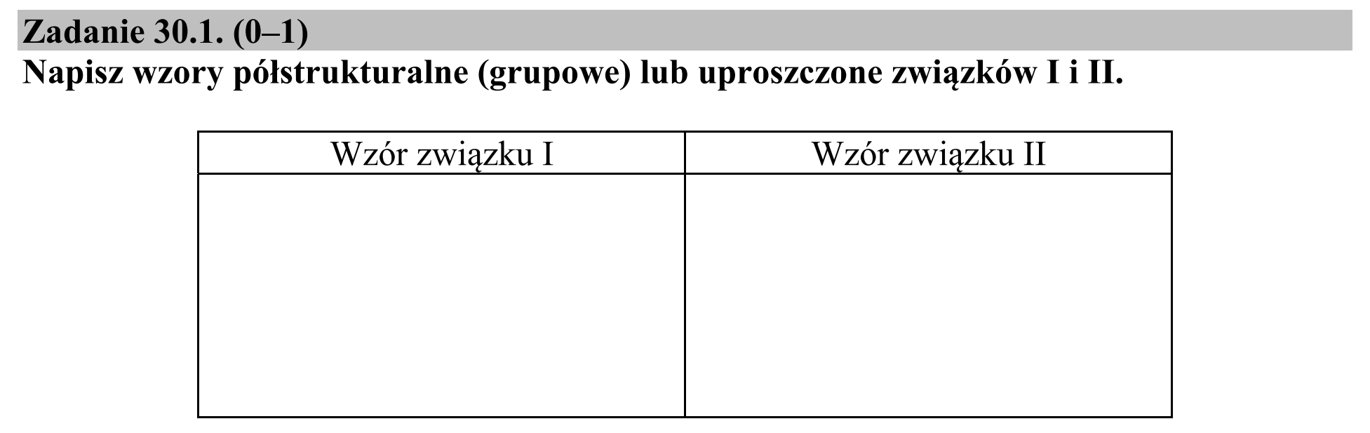 Matura, maj 2018, zadanie 30.1