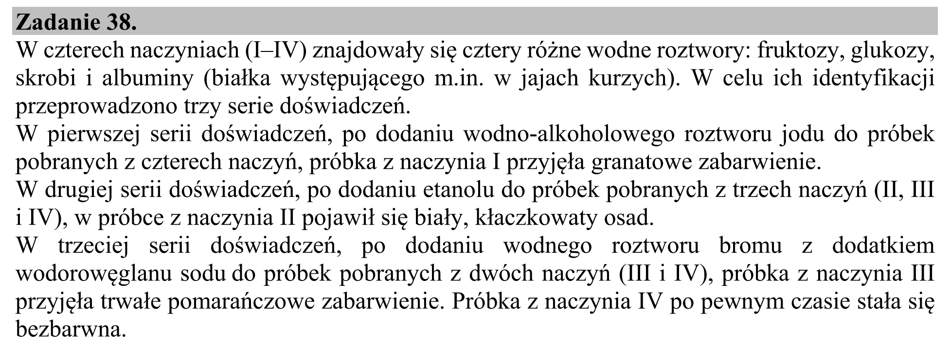Matura, maj 2018, wstęp zadania 38