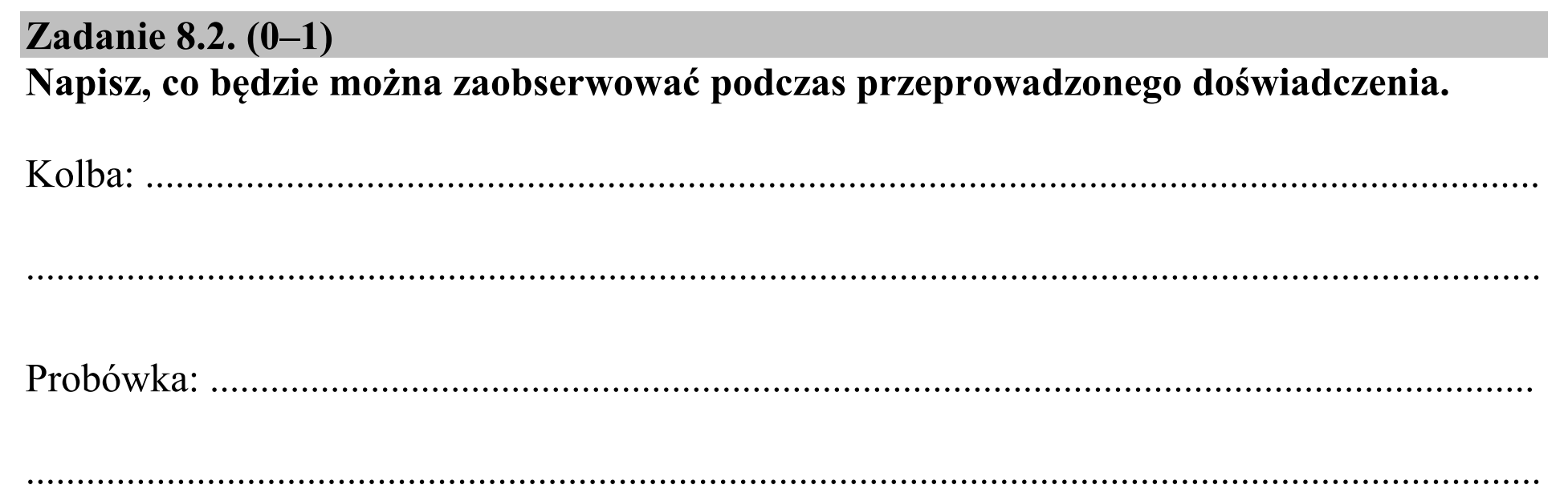 Matura, maj 2018, zadanie 8.2