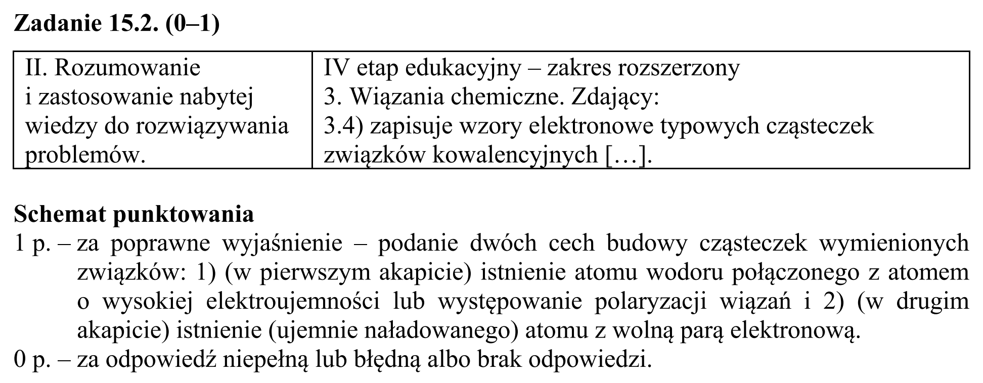 Matura, maj 2019, odpowiedź do zadania 15.2, fragment 1