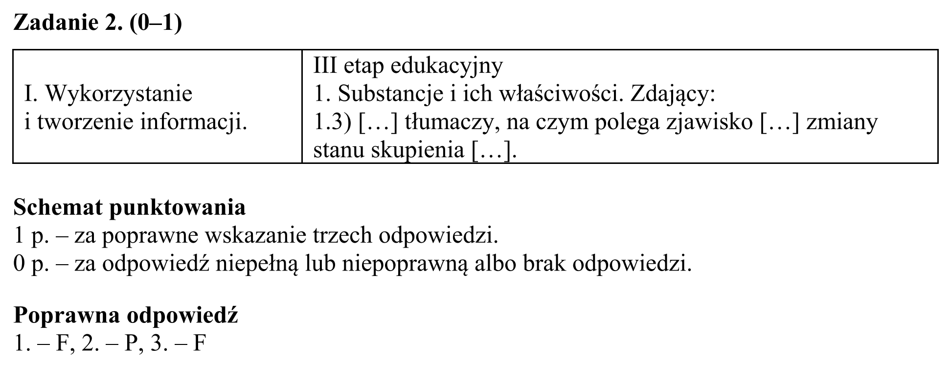 Matura, maj 2019, odpowiedź do zadania 2