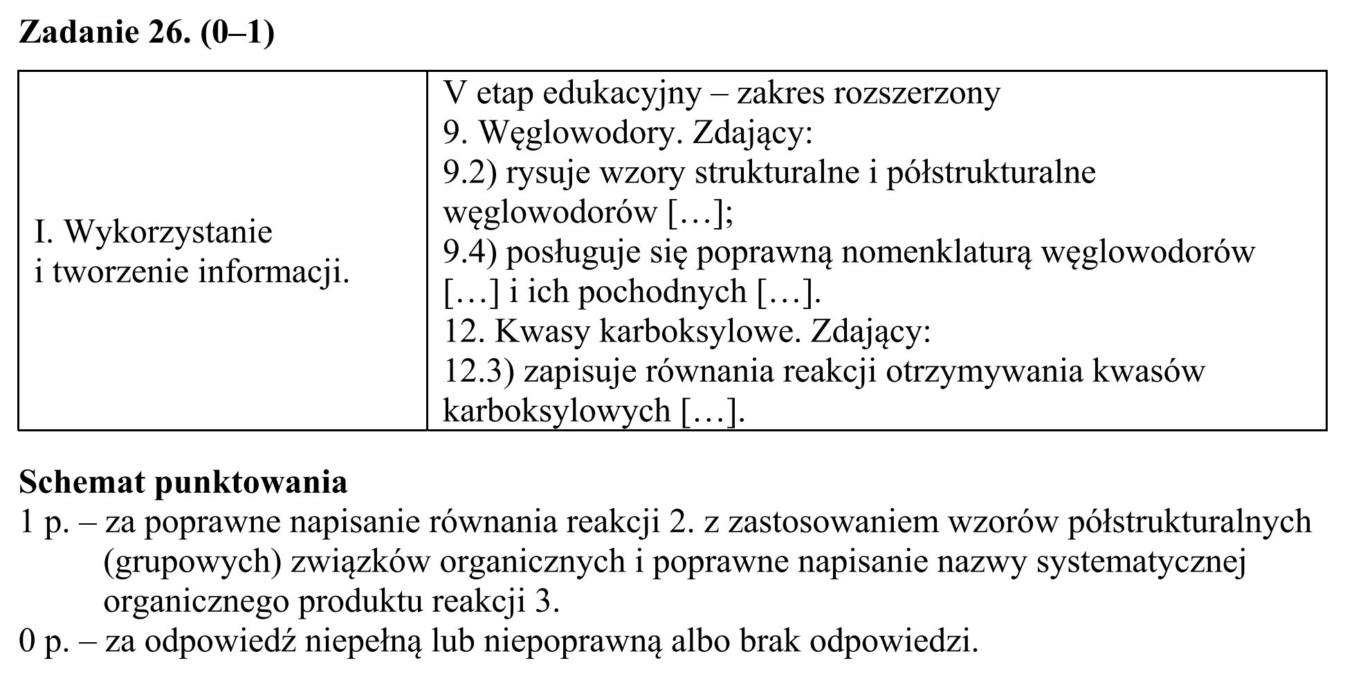 Matura, maj 2019, odpowiedź do zadania 26, fragment 1