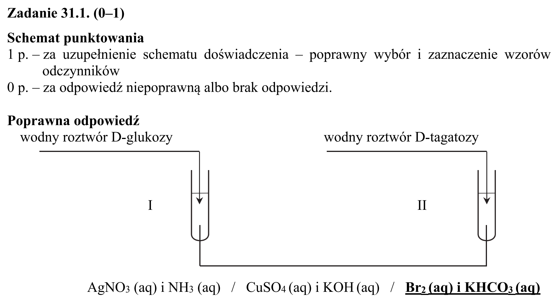 Matura, maj 2019, odpowiedź do zadania 31.1
