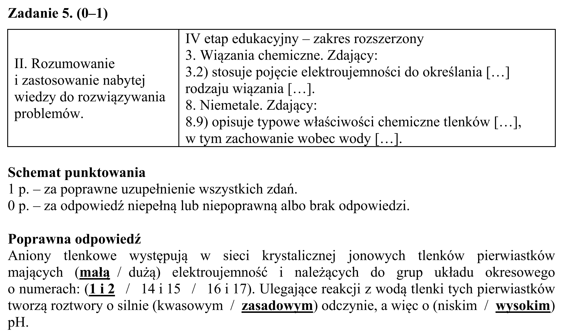 Matura, maj 2019, odpowiedź do zadania 5