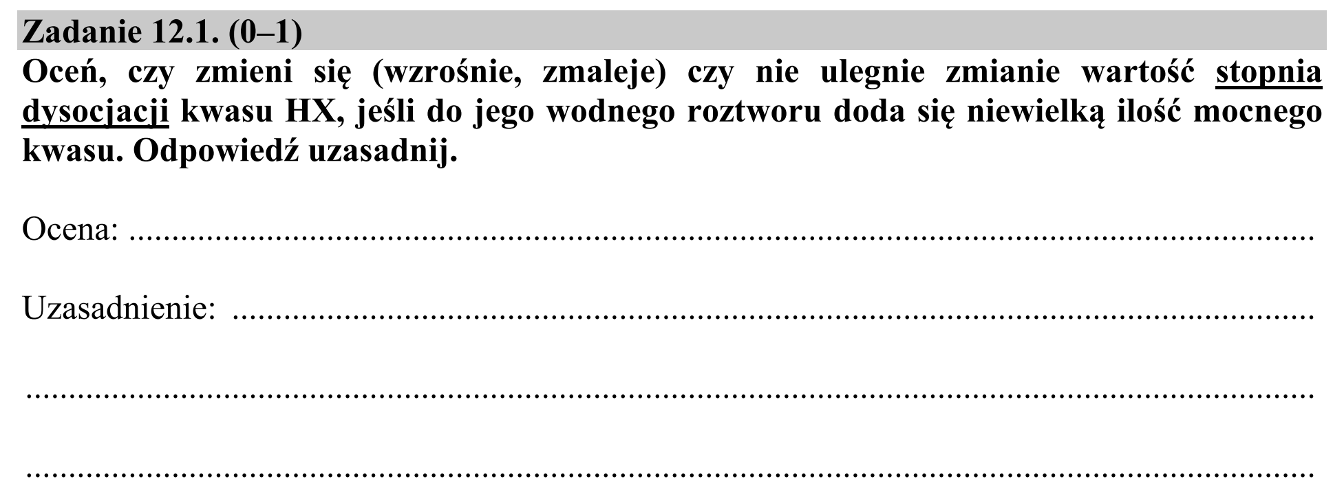Matura, maj 2019, zadanie 12.1