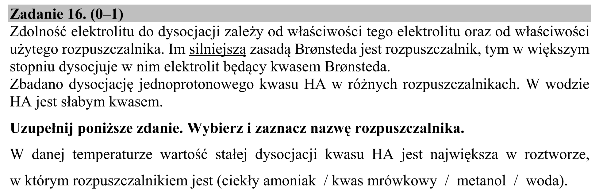 Matura, maj 2019, podgląd zadania 16