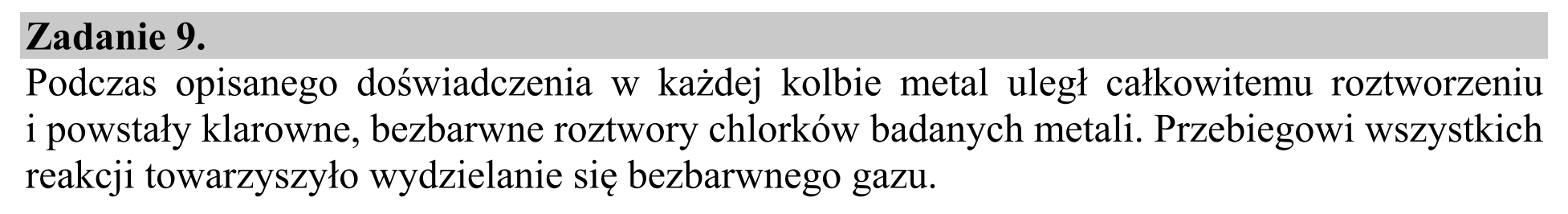 Matura, maj 2019, wstęp zadania 9