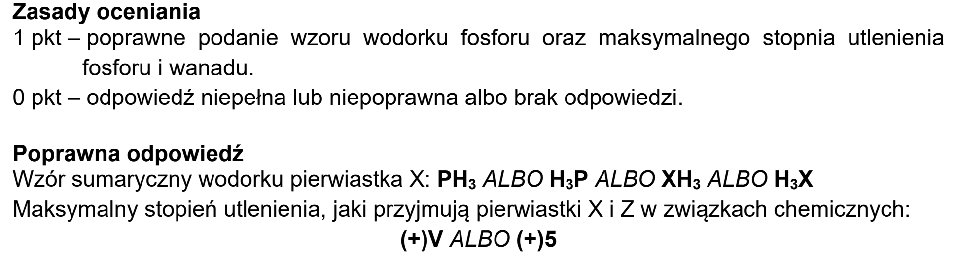 Matura, maj 2020, odpowiedź do zadania 1.2