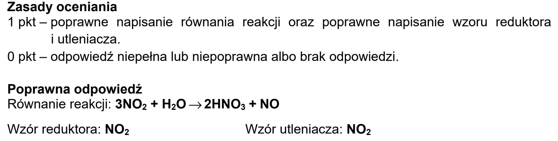 Matura, maj 2020, odpowiedź do zadania 11
