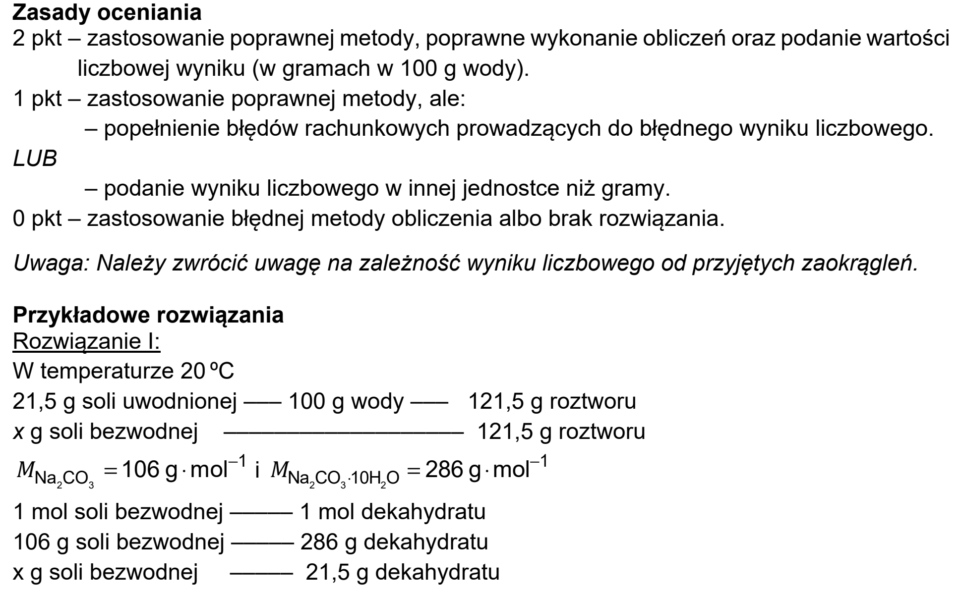 Matura, maj 2020, odpowiedź do zadania 9