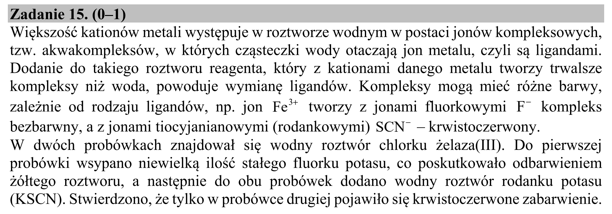 Matura, maj 2020, podgląd zadania 15, fragment 1