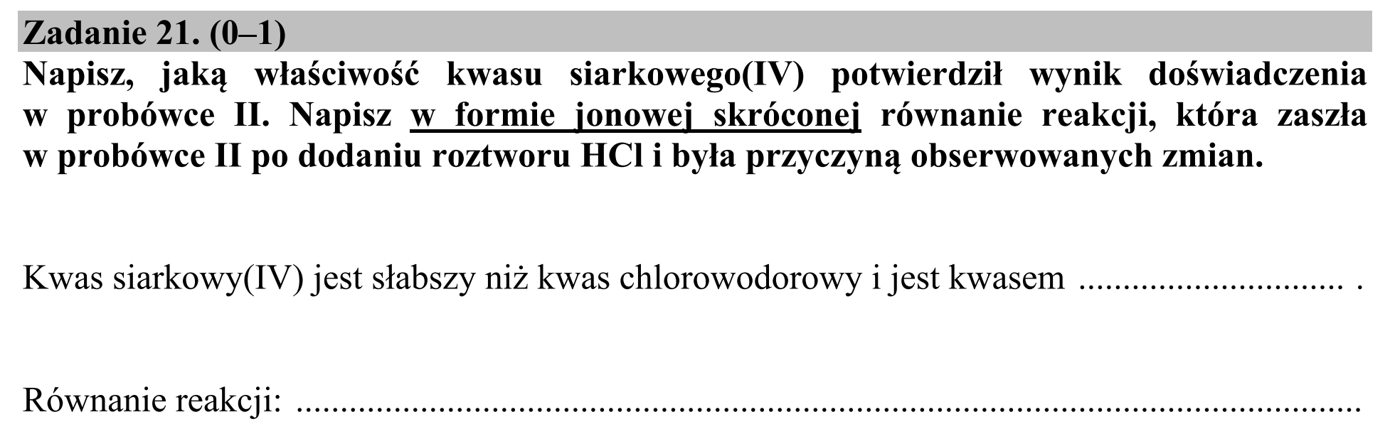 Matura, maj 2020, podgląd zadania 21