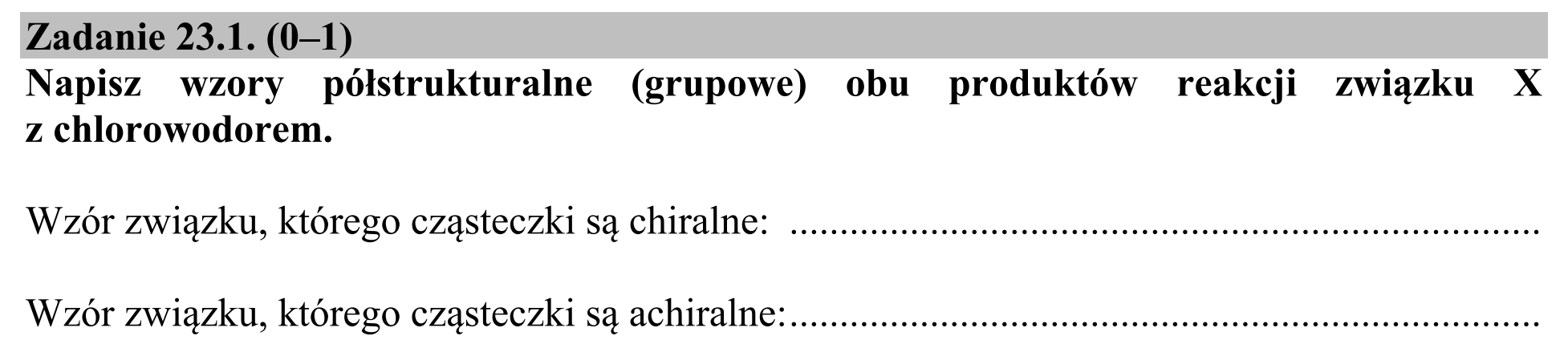 Matura, maj 2020, zadanie 23.1