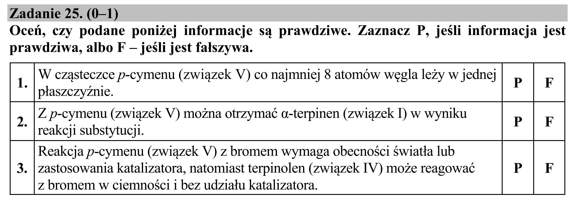 Matura, maj 2020, podgląd zadania 25