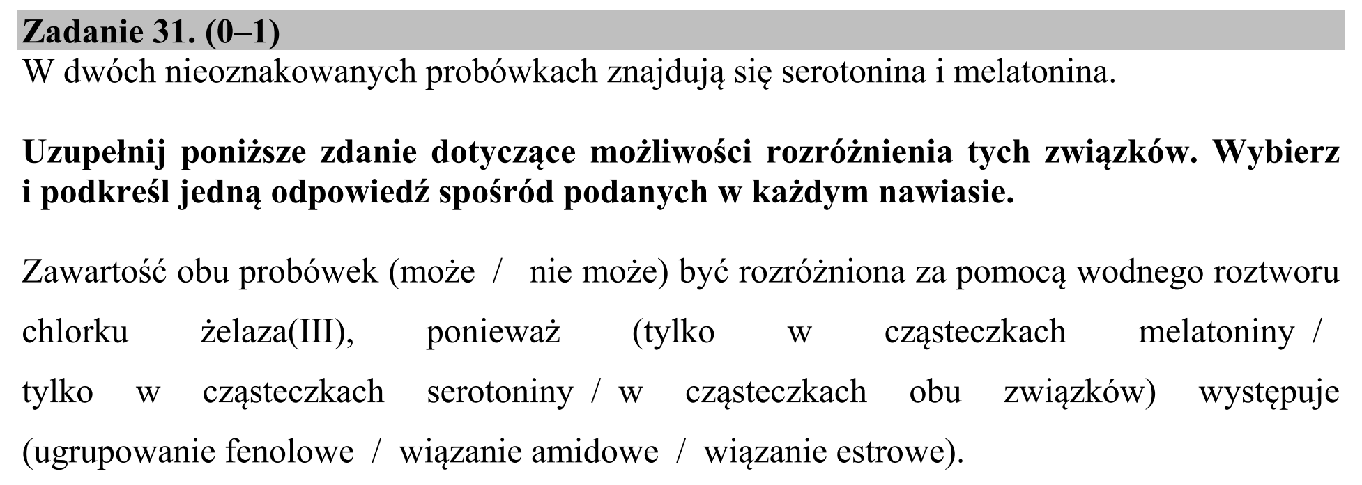Matura, maj 2020, podgląd zadania 31