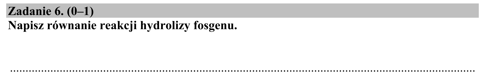 Matura, maj 2020, podgląd zadania 6