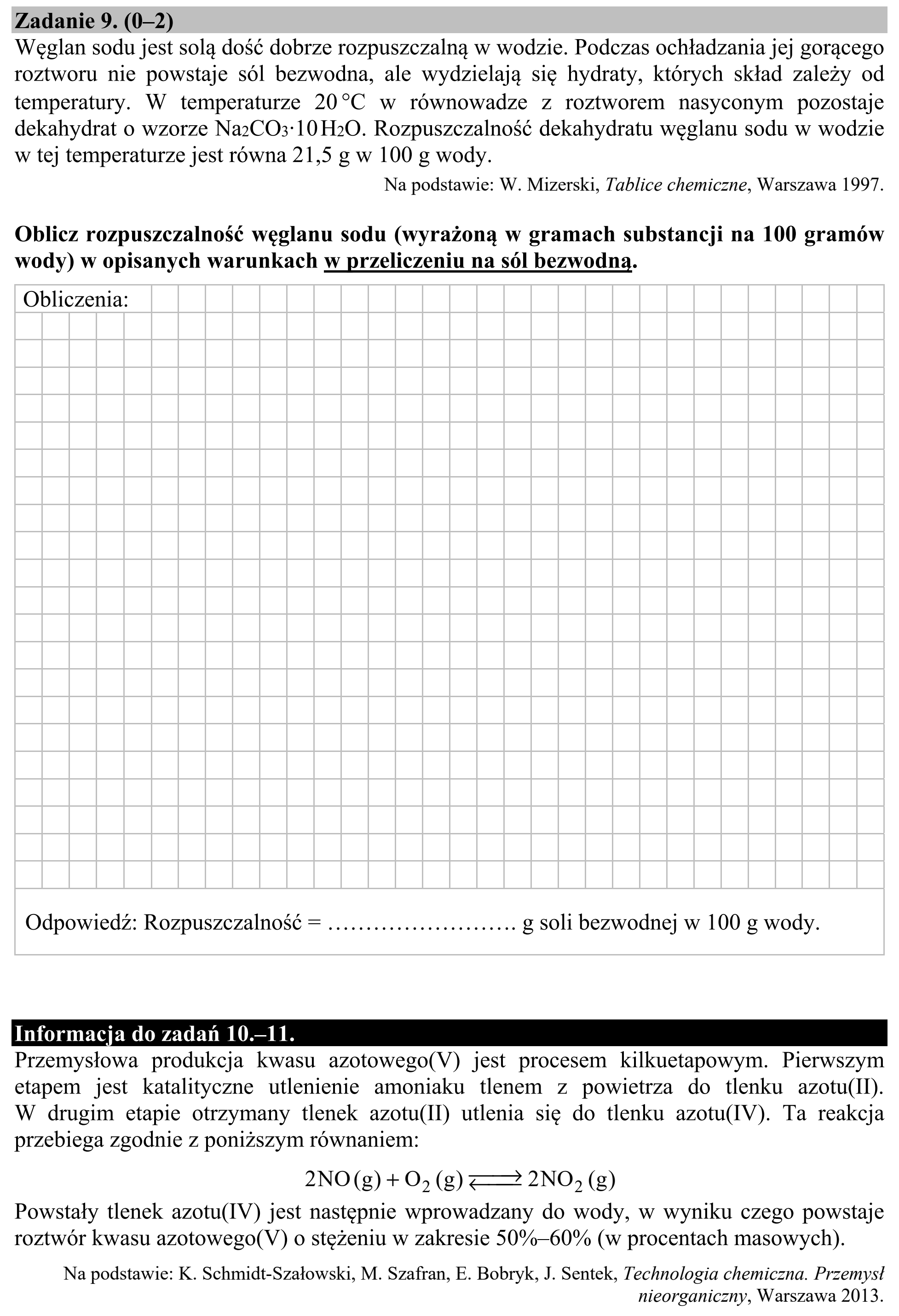 Matura, maj 2020, podgląd zadania 9
