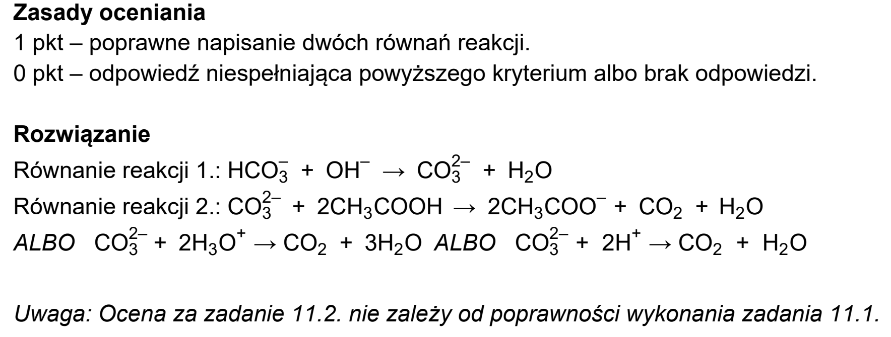 Matura, maj 2021, odpowiedź do zadania 11.2