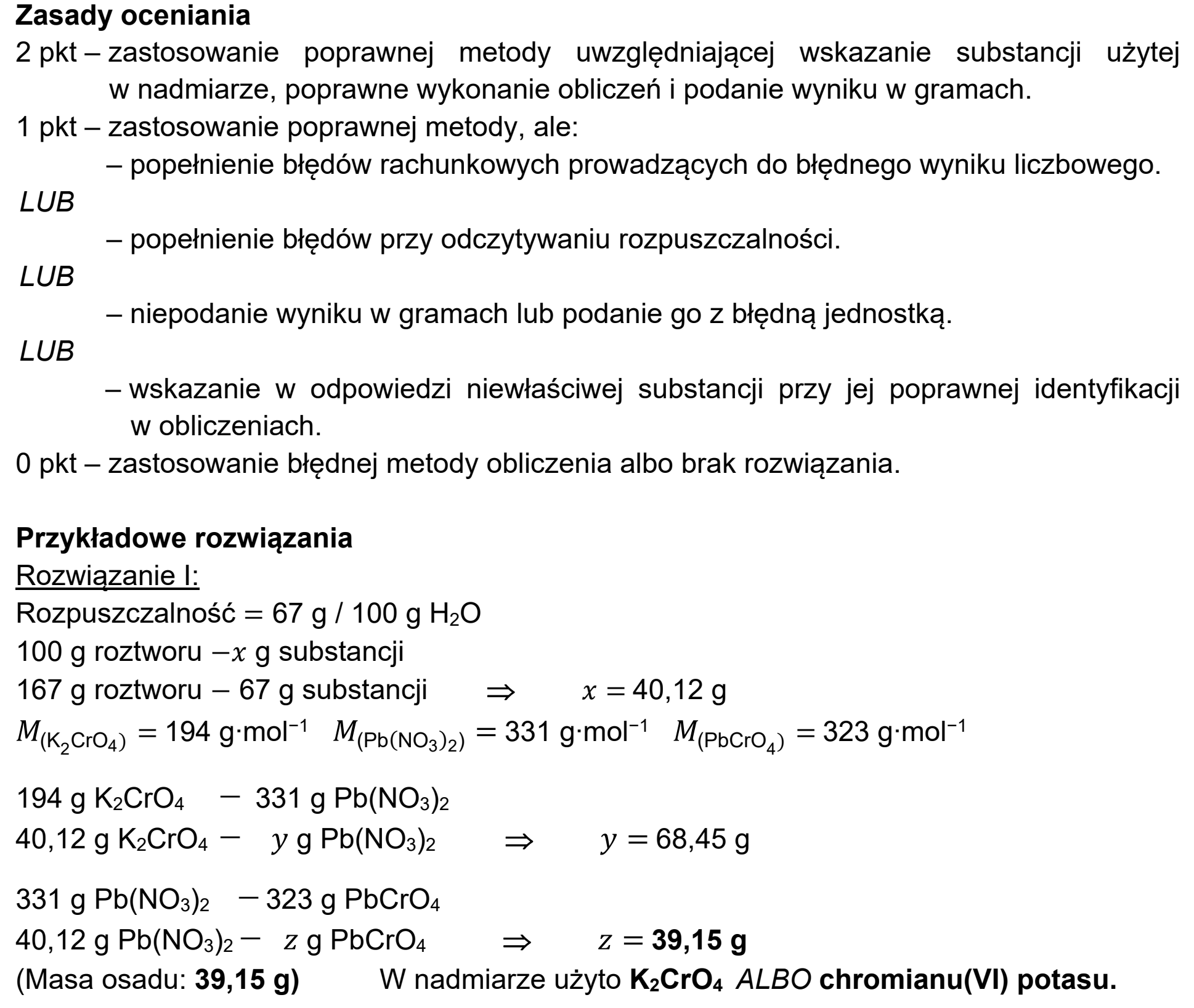 Matura, maj 2021, odpowiedź do zadania 21, fragment 1