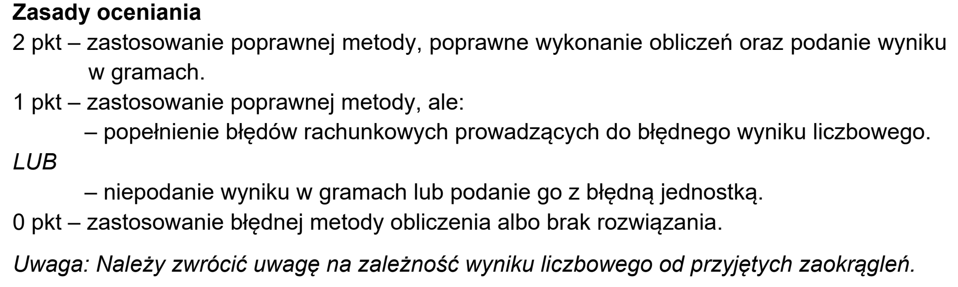 Matura, maj 2021, odpowiedź do zadania 30