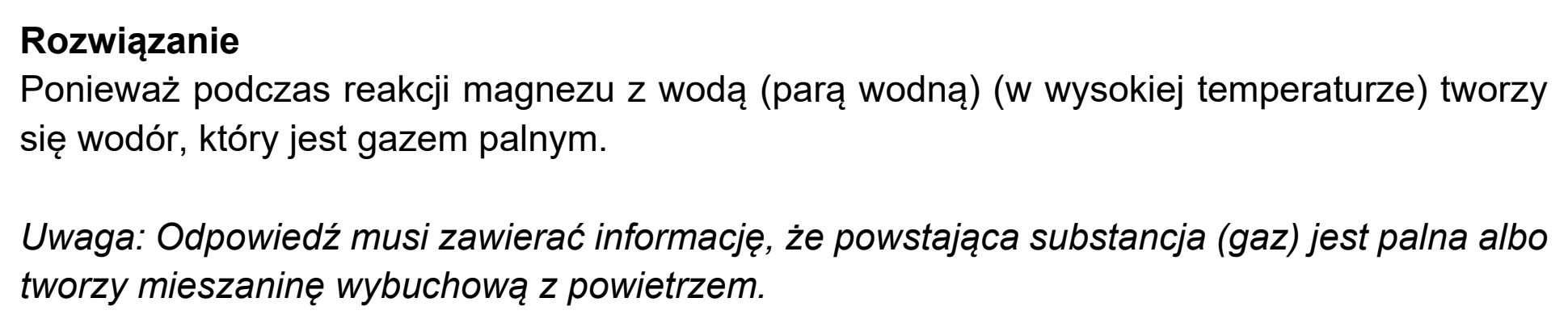 Matura, maj 2021, odpowiedź do zadania 9.2, fragment 2