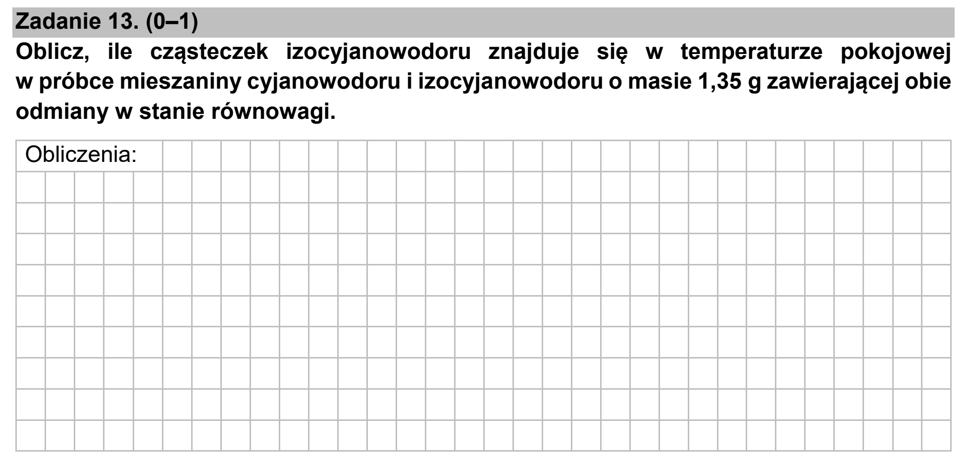 Matura, maj 2021, podgląd zadania 13