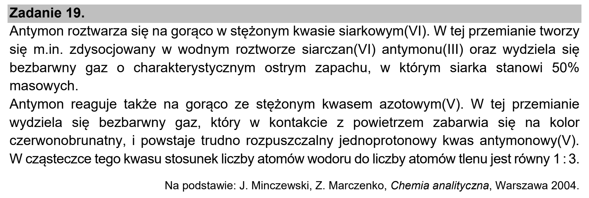 Matura, maj 2021, wstęp zadania 19