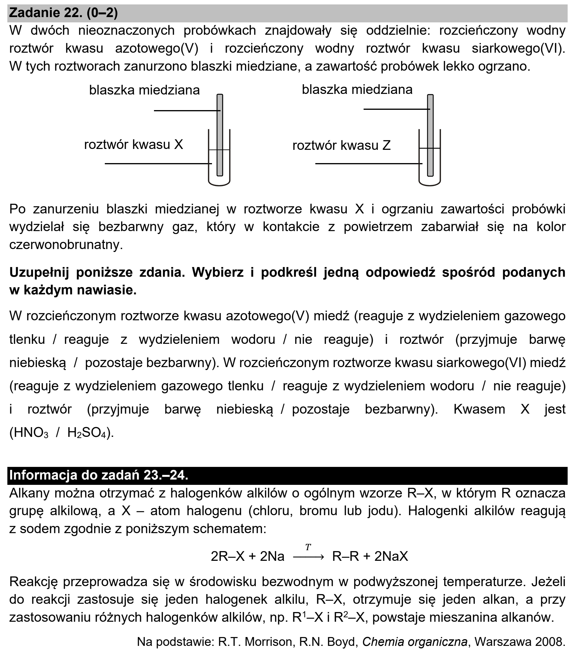 Matura, maj 2021, podgląd zadania 22