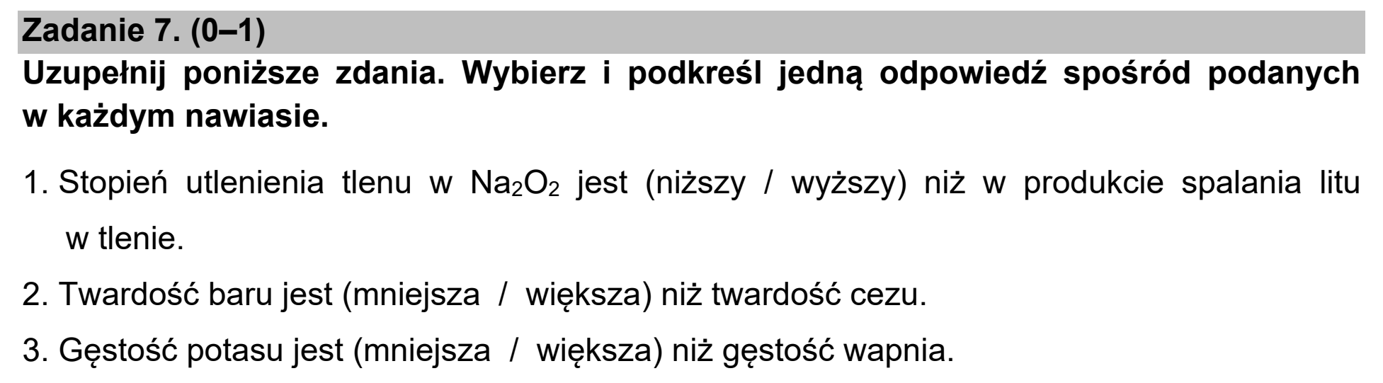 Matura, maj 2021, podgląd zadania 7