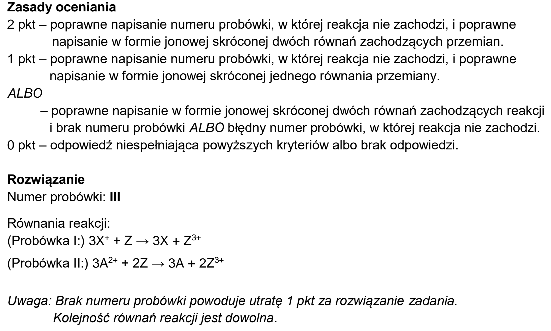 Matura, maj 2022, odpowiedź do zadania 14.2