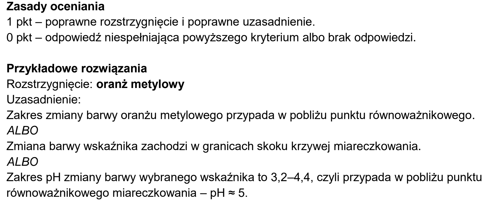 Matura, maj 2022, odpowiedź do zadania 18.2