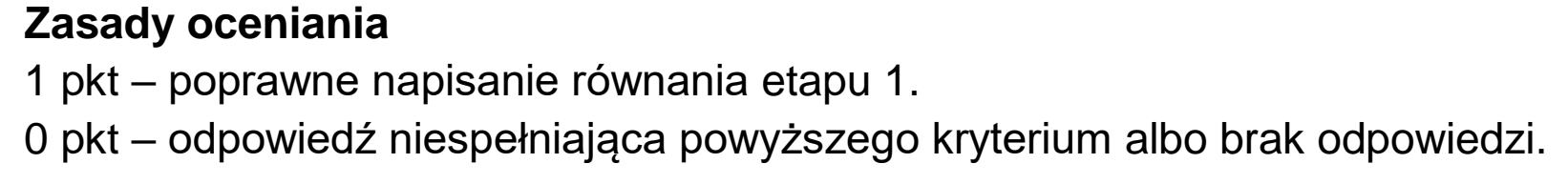 Matura, maj 2022, odpowiedź do zadania 21.1