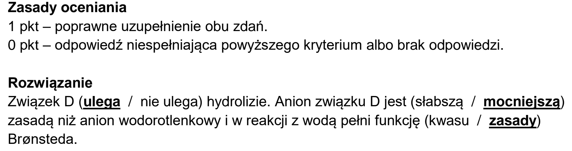 Matura, maj 2022, odpowiedź do zadania 26