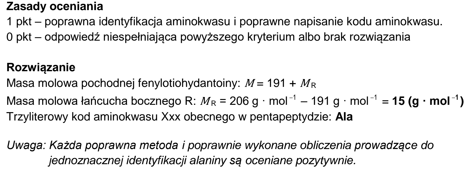Matura, maj 2022, odpowiedź do zadania 30