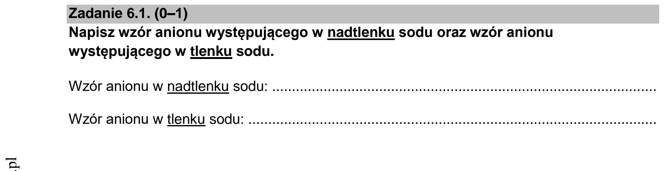 Matura, maj 2022, zadanie 6.1