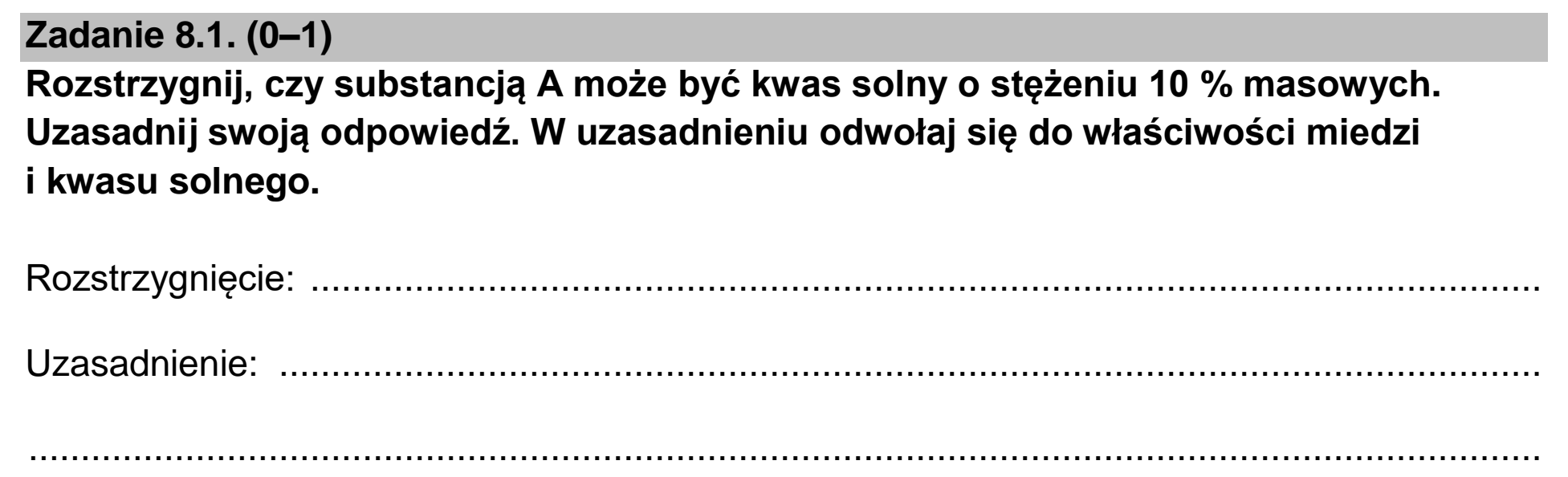 Matura, maj 2022, zadanie 8.1