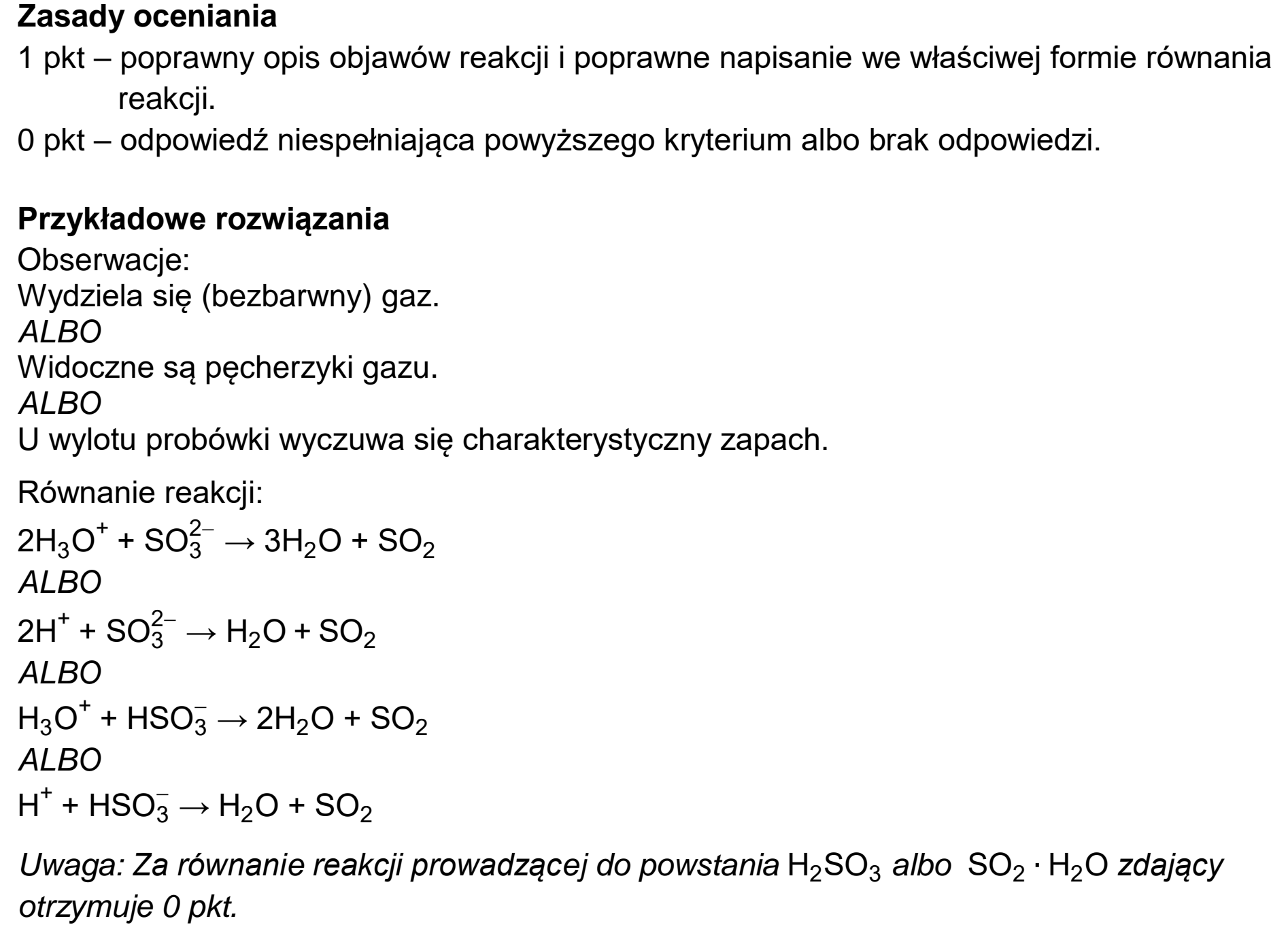 Matura, maj 2023, odpowiedź do zadania 12.2