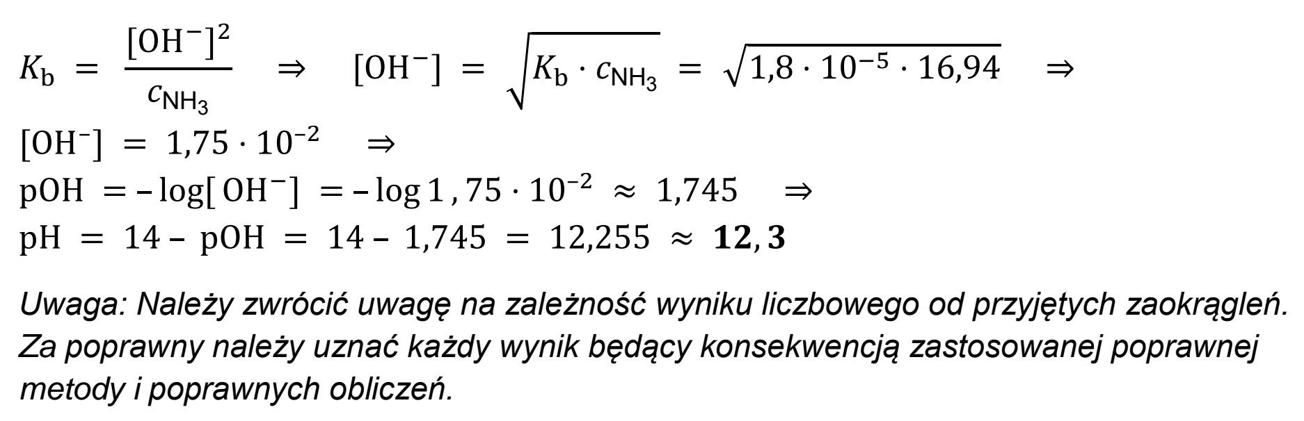 Matura, maj 2023, odpowiedź do zadania 14, fragment 2