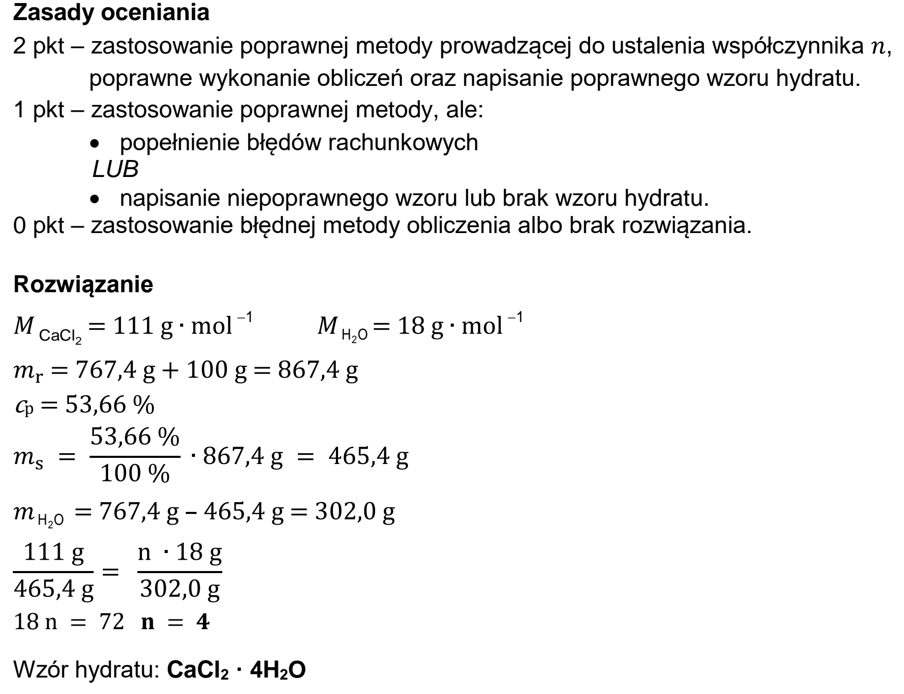 Matura, maj 2023, odpowiedź do zadania 20, fragment 1