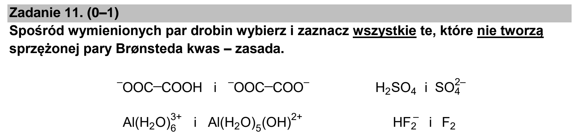 Matura, maj 2023, podgląd zadania 11
