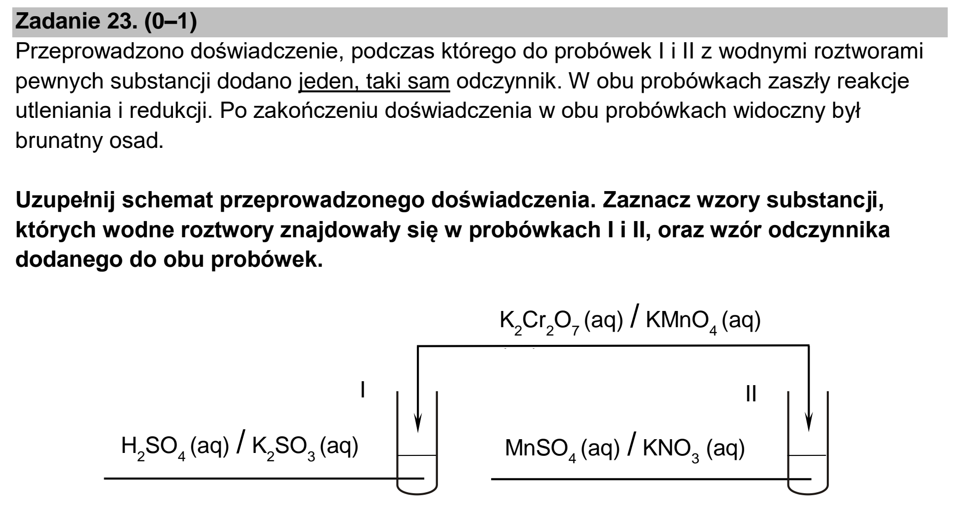 Matura, maj 2023, podgląd zadania 23