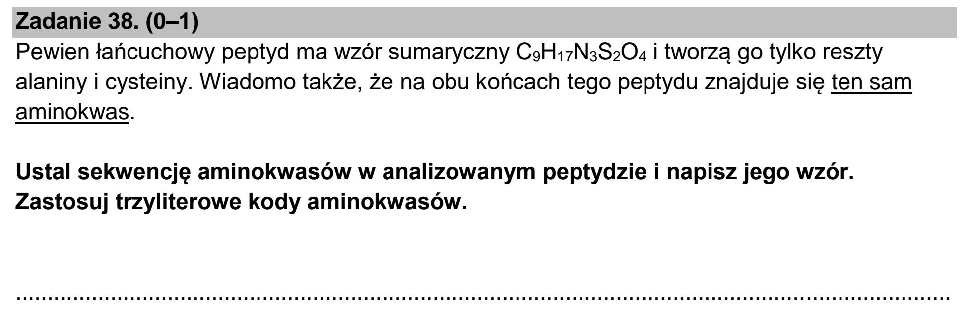 Matura, maj 2023, podgląd zadania 38